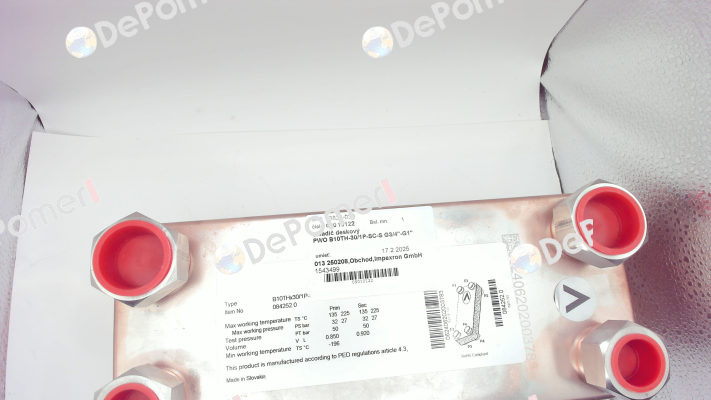 B10THx30/1P-SC-S Olaer (Parker)