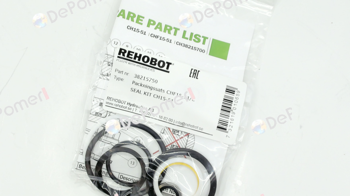 38215750 - seal kit for  CH 38/215700 Rehobot