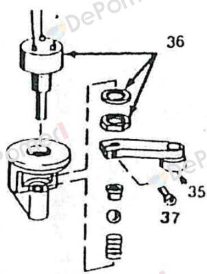 Index 37 Screw for lever Midori