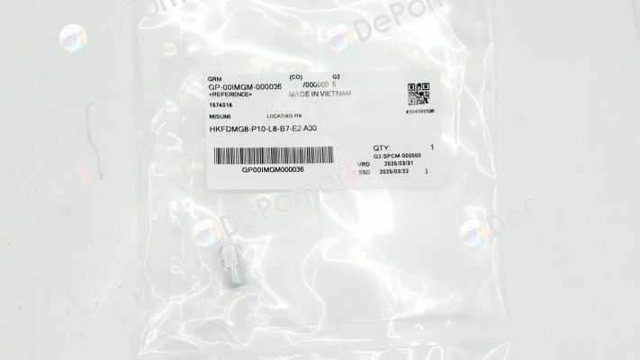 HKFDMG8-P10-L8-B7-E2-A30 Misumi