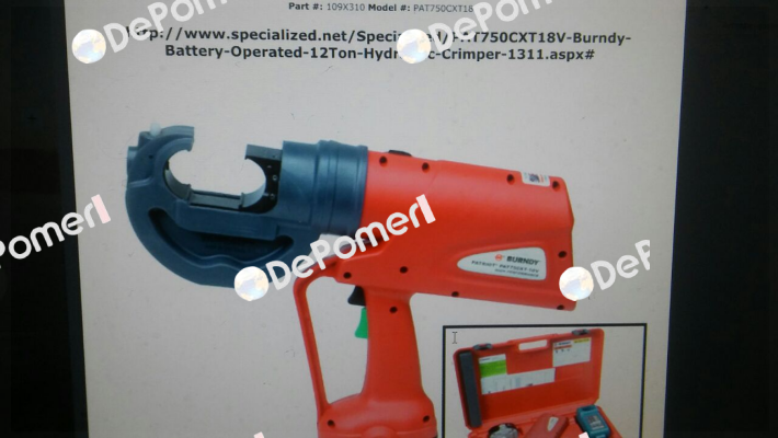 PAT750CXT18VCE250V Burndy