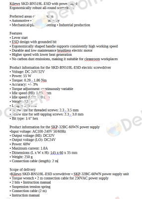 SKD-BN519L-ESD with power supply SKP-32BC-60WN Kilews