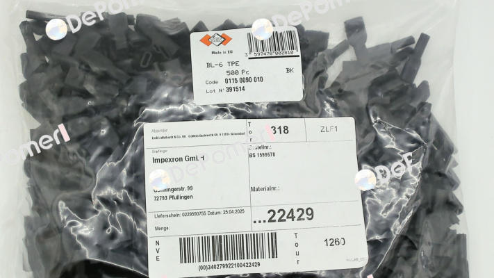 Art.No. 01150090010, Type: BL-6 TPE Ses Sterling