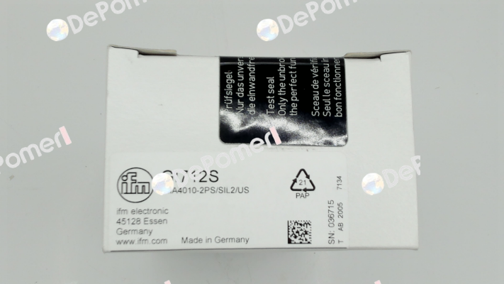 GI712S / GIIA4010-2PS/SIL2/US Ifm