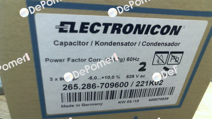 265.286-709600 Electronicon