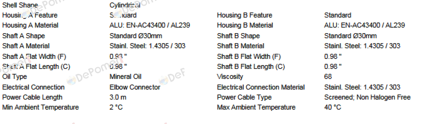 MI-DM0113 DM1133-AAB0BD0A9KBH-292mm Interroll
