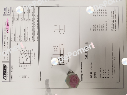 VBH.800CAP20/M Flucom