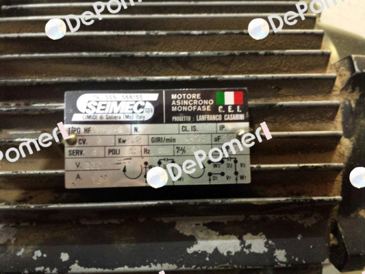  Tipo HF190LB2 - OBSOLETE, NO ALTERNATIVE !!!  Seimec (Rossi)