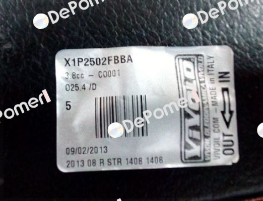 X1P2502FBBA, Art N: 010-060-01600  Vivoil Oleodinamica Vivolo