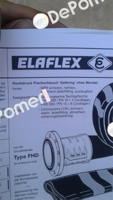 Type FHD 100 (1 x 25 mtr.)  Elaflex