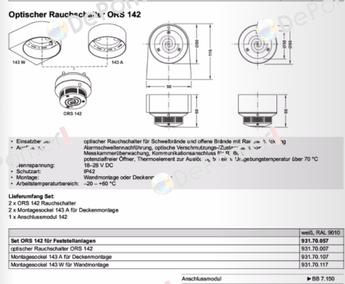 931.70.007/ ORS 142 Hekatron