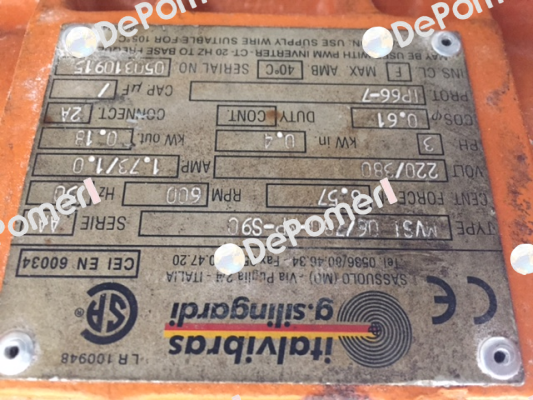 MVSI 06/780-MP-S9O obsolete,replaced by  MVSI 06/780-MP-S08  Italvibras