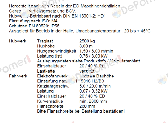 ST 5025-6/1,5 1/1  Stahl CraneSystems