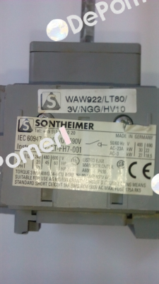 WAW922/LT80/3V /Z33RG/1/NGG/HV10  Sontheimer