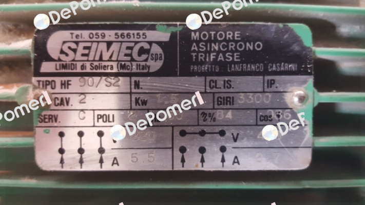 TIPO HF 90/S2  Seimec (Rossi)