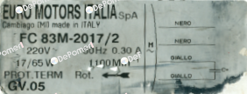 FC83M-2017/2 Euro Motors Italia