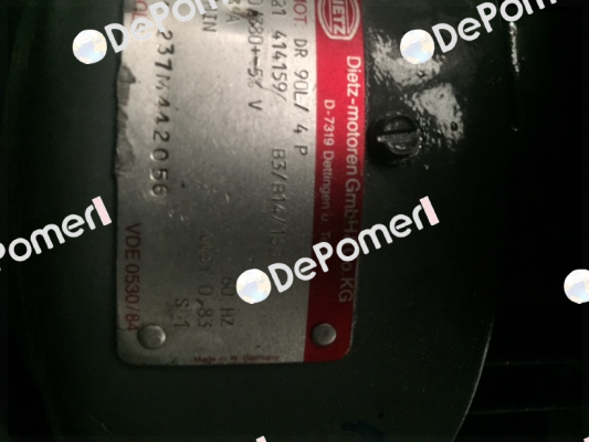 FDR 90L/4P obsolete, no alternative  Dietz-Motoren