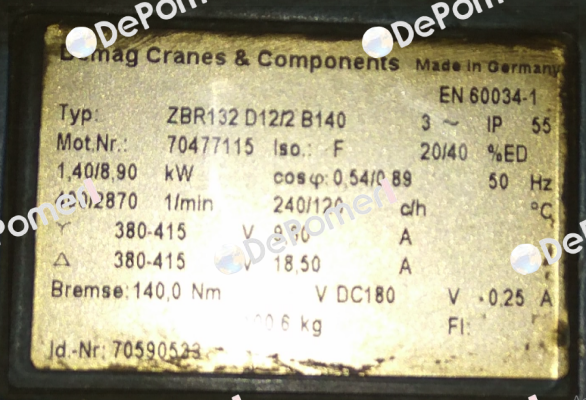 70590533 (ZBR132D12/2V1) Demag