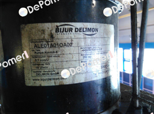 ALE01A01OA00 Bijur Delimon