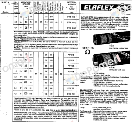 PTFE 13 D Elaflex