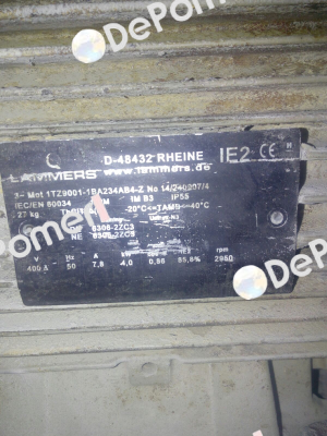 Front cover for 1TZ9001-1BA23-4AB4-Z  Lammers