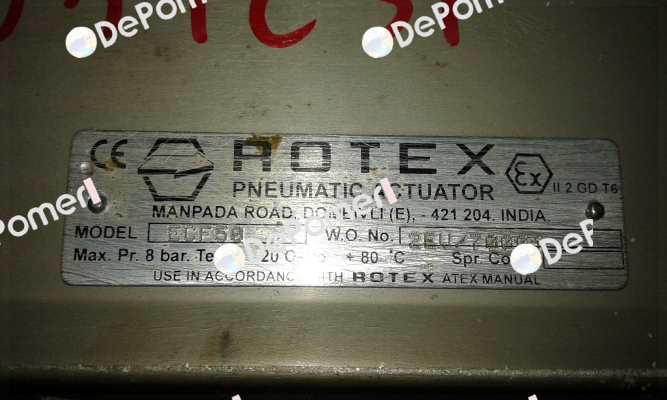 Repair kit for ECF 50  Rotex