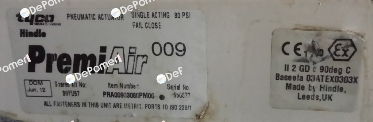 PR3935039YU57 TYCO