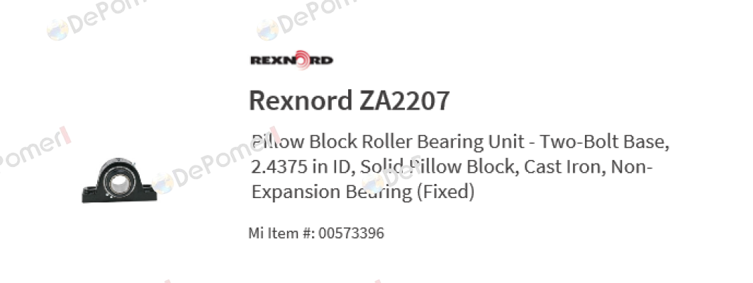 ZA 2207 Rexnord