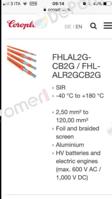 FHLAL2G-CB2G/FHL-ALR2GCB2G  35 mm2  Coroplast