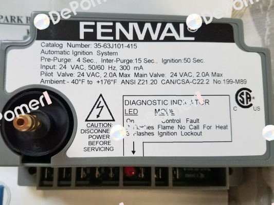 35-63J101-415 FENWAL