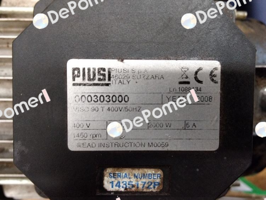 Repair Kit For 000303000 (S/N: 14355172P)  Piusi