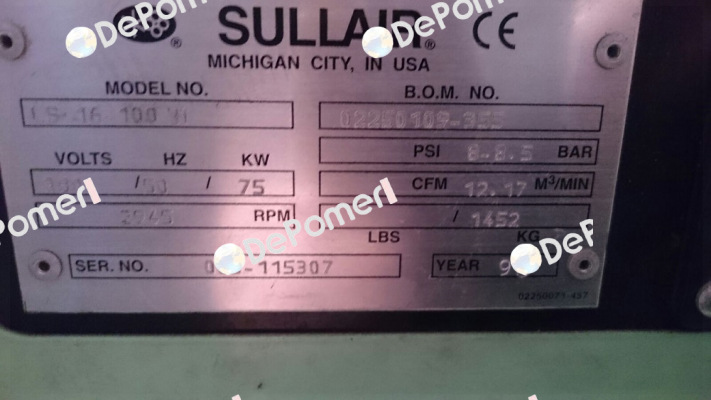 02250109-355,obsolete,alternative complete unit model ST7508   Sullair