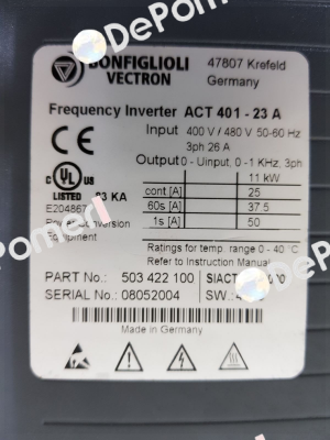 Type: ACT 401-23A Bonfiglioli