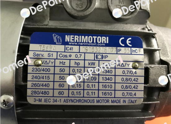 DNB0T056B41-B14 /  T56B4-B14-0,09kW-1500 Neri Motori