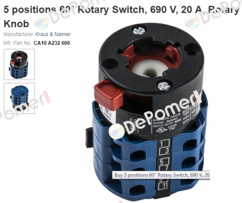 CA10 A232-600 E Kraus & Naimer