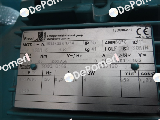 HFZ 132M 6 B5R OEM for GE-Salzbergen  Rossi