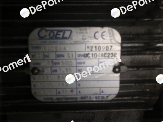 N: 210907    S/N: OC104AC230  Coel