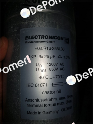 E62.R16-253L30 Electronicon