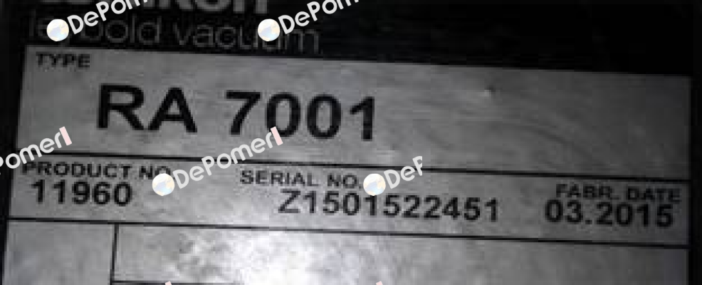 RA 7001 Leybold