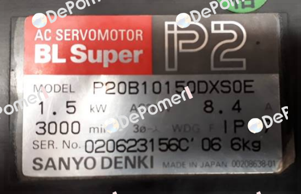 P20B10150DXS0E - discontinued model  Sanyo Denki