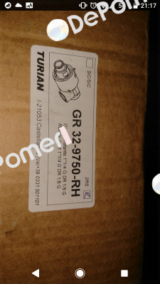 Mechanical seal for GR 32-9750-RH  Turian