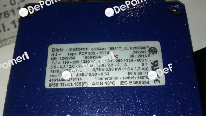 FDP 90S-70/4 alternative G013632 Dietz-Motoren
