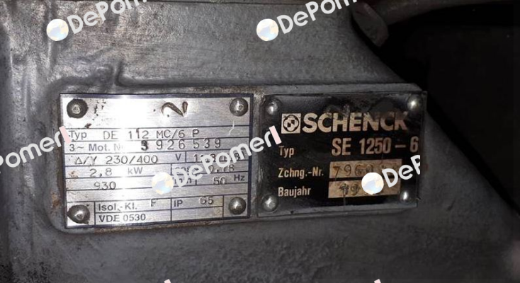 SE 1250-6 Obsolete! Replaced by Typ F 1300-6-7.0  Schenck
