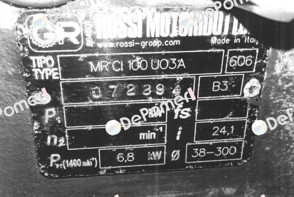 MR CI 100 UO3A - 38x300 - 24,1  Rossi