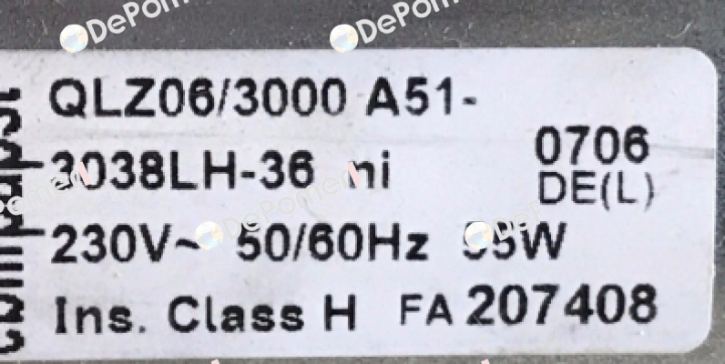QLZ06/3000 A51-3038LH-36 EBM Papst
