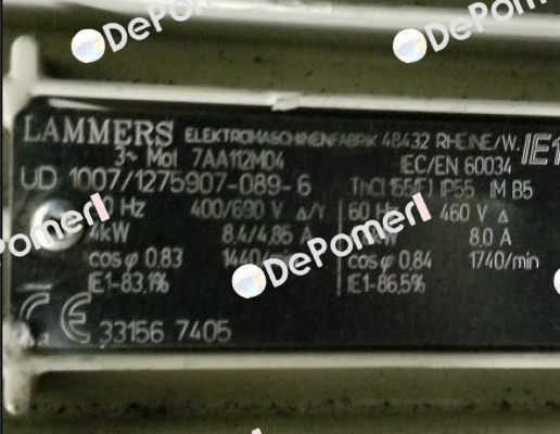 VD 1007/1275907-089-6 Lammers