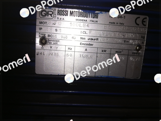 3FO-100LB4 obsolete,replaced by HBZ 100LB 4 240.415-50 B5  Rossi