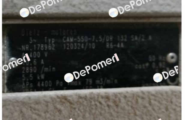  CAM-550-7.5/DR 132 SA/2.A	 obsolete  Dietz-Motoren
