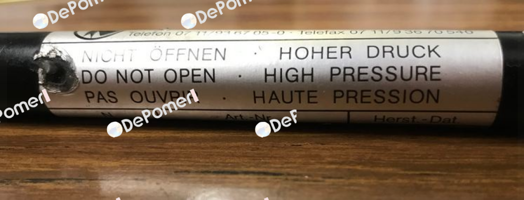 1 530 05 Hahn Gasfedern