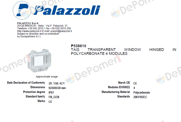 538610 Palazzoli